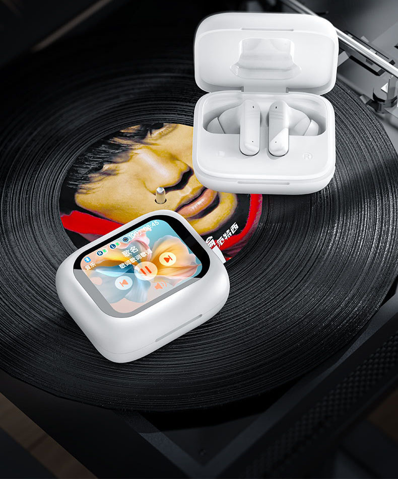 Full color touch screen ANC+ENC dual noise reduction Bluetooth earphones in ear multifunctional new wireless earphones - Image 7