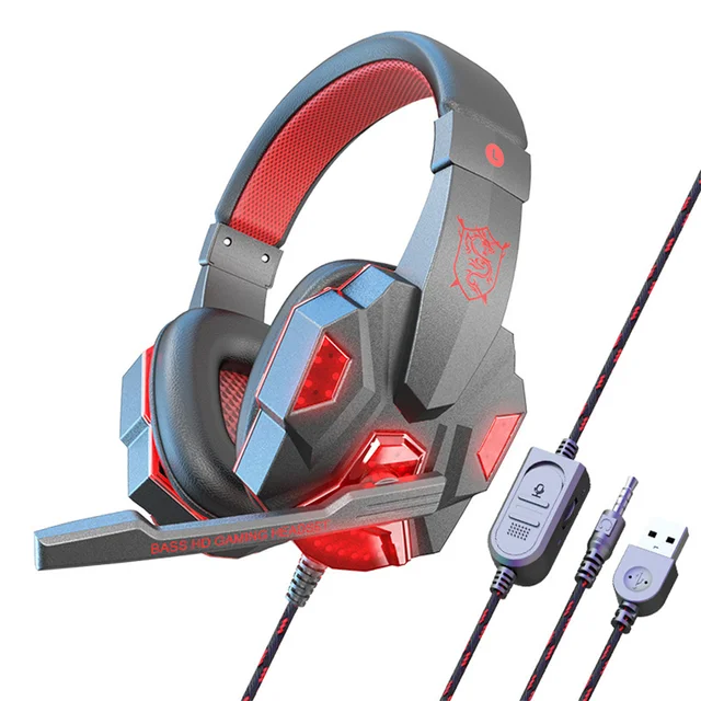 Earphones for wired laptops, dedicated earphones for gaming and esports, comfortable to wear, and head mounted gaming headphones - Image 6