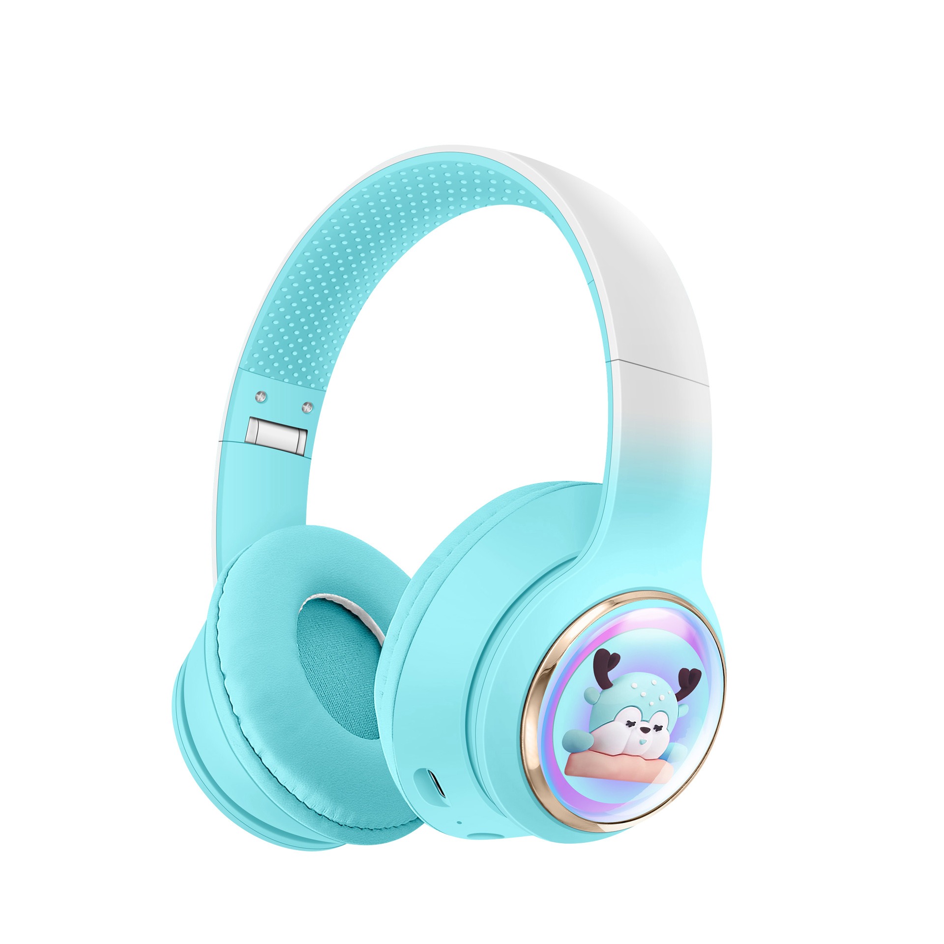 AKZ-56 Earphones Space Cabin Cute Cartoon Pet Bluetooth Headwear Large Battery Earphones Foldable Earphones - Image 6