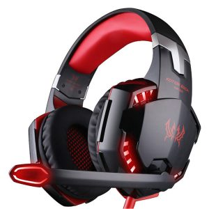 569736440 G2000 Head Mounted Gaming Earphones with Wired Illumination Heavy Bass Earphones Computer Esports PS4 Earphones